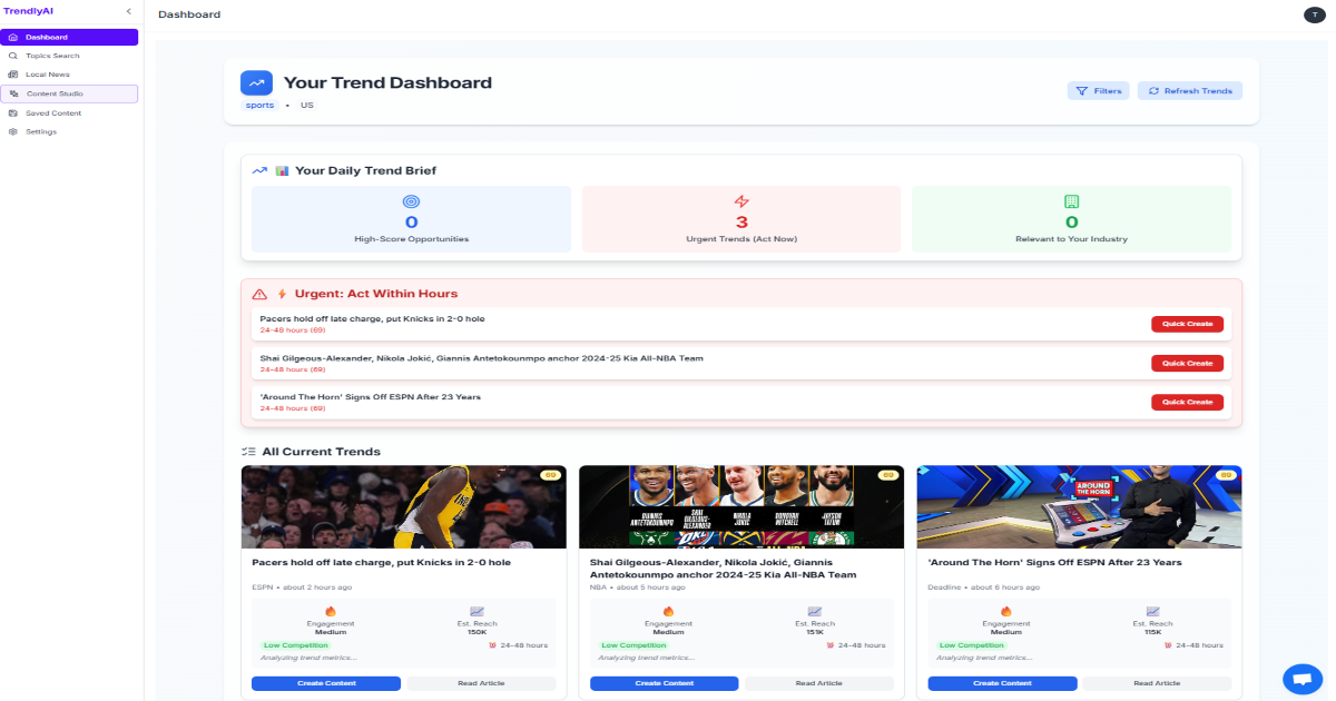 Show HN: Trendly AI – Trend detection across 42 languages
